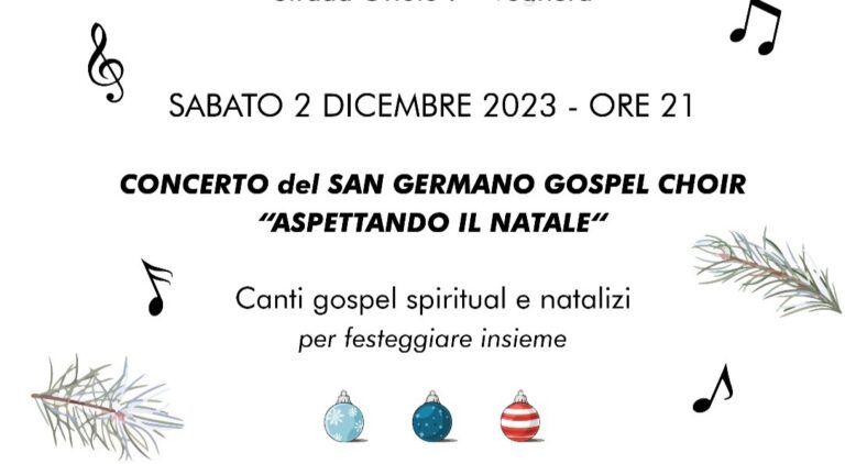 SABATO 2 DICEMBRE 2023 CONCERTO “ASPETTANDO IL NATALE“