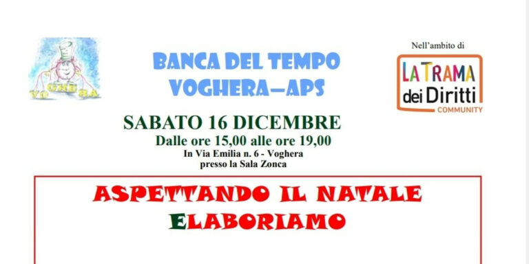 Banca del Tempo: Aspettando il Natale Elaboriamo